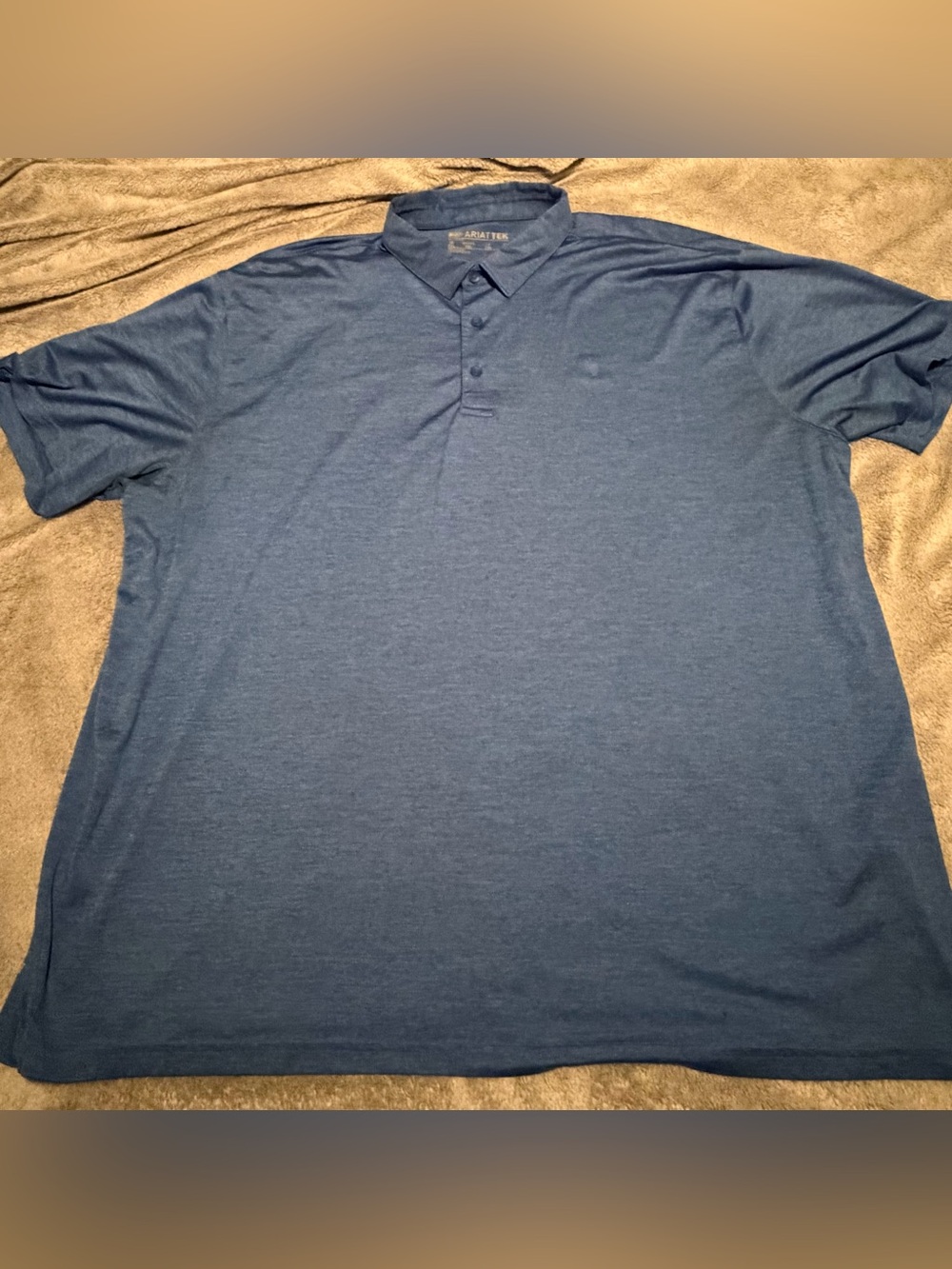 Ariat Men's Heather Navy Polo